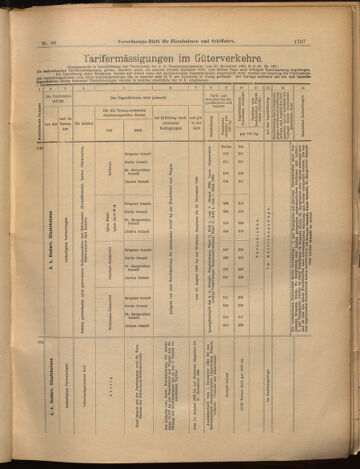 Verordnungs-Blatt für Eisenbahnen und Schiffahrt: Veröffentlichungen in Tarif- und Transport-Angelegenheiten 18990805 Seite: 15