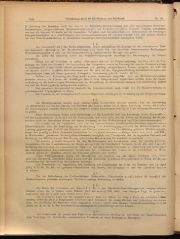 Verordnungs-Blatt für Eisenbahnen und Schiffahrt: Veröffentlichungen in Tarif- und Transport-Angelegenheiten 18990805 Seite: 2