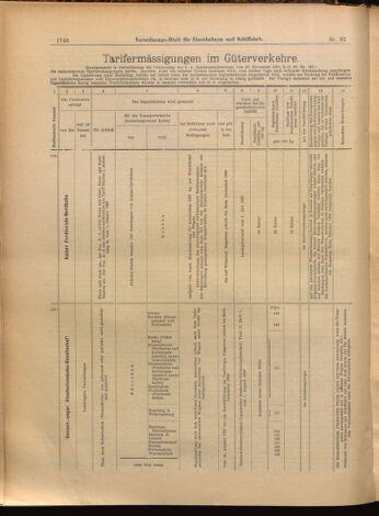 Verordnungs-Blatt für Eisenbahnen und Schiffahrt: Veröffentlichungen in Tarif- und Transport-Angelegenheiten 18990810 Seite: 14