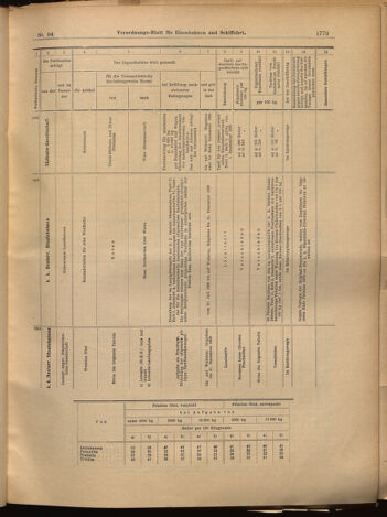 Verordnungs-Blatt für Eisenbahnen und Schiffahrt: Veröffentlichungen in Tarif- und Transport-Angelegenheiten 18990815 Seite: 11