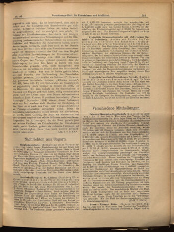 Verordnungs-Blatt für Eisenbahnen und Schiffahrt: Veröffentlichungen in Tarif- und Transport-Angelegenheiten 18990817 Seite: 3