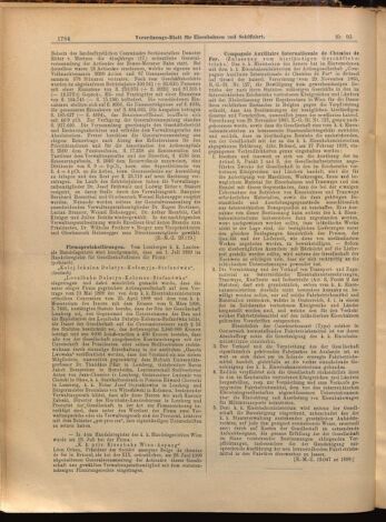 Verordnungs-Blatt für Eisenbahnen und Schiffahrt: Veröffentlichungen in Tarif- und Transport-Angelegenheiten 18990817 Seite: 4