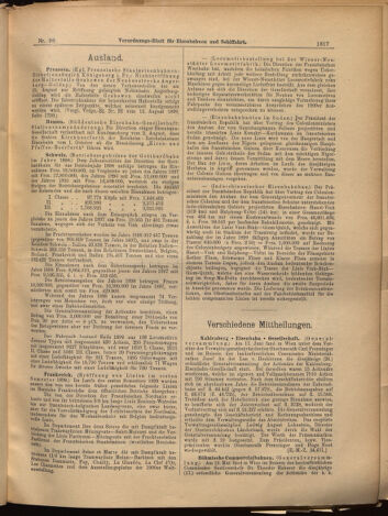 Verordnungs-Blatt für Eisenbahnen und Schiffahrt: Veröffentlichungen in Tarif- und Transport-Angelegenheiten 18990824 Seite: 5