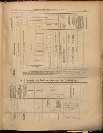 Verordnungs-Blatt für Eisenbahnen und Schiffahrt: Veröffentlichungen in Tarif- und Transport-Angelegenheiten 18990829 Seite: 11