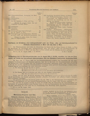 Verordnungs-Blatt für Eisenbahnen und Schiffahrt: Veröffentlichungen in Tarif- und Transport-Angelegenheiten 18990829 Seite: 5