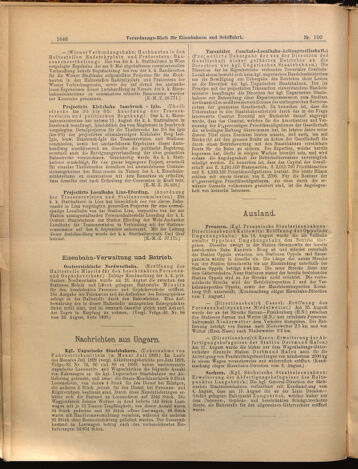 Verordnungs-Blatt für Eisenbahnen und Schiffahrt: Veröffentlichungen in Tarif- und Transport-Angelegenheiten 18990829 Seite: 6