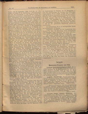 Verordnungs-Blatt für Eisenbahnen und Schiffahrt: Veröffentlichungen in Tarif- und Transport-Angelegenheiten 18990831 Seite: 3