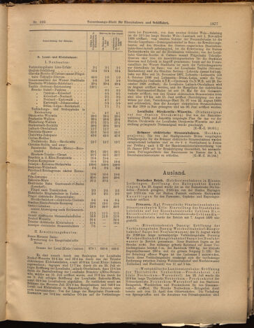 Verordnungs-Blatt für Eisenbahnen und Schiffahrt: Veröffentlichungen in Tarif- und Transport-Angelegenheiten 18990902 Seite: 5