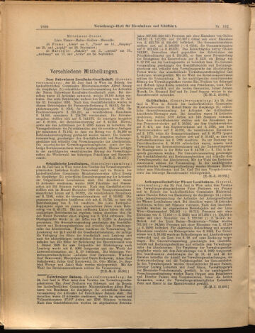 Verordnungs-Blatt für Eisenbahnen und Schiffahrt: Veröffentlichungen in Tarif- und Transport-Angelegenheiten 18990902 Seite: 8