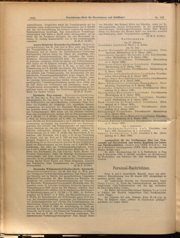 Verordnungs-Blatt für Eisenbahnen und Schiffahrt: Veröffentlichungen in Tarif- und Transport-Angelegenheiten 18990912 Seite: 10