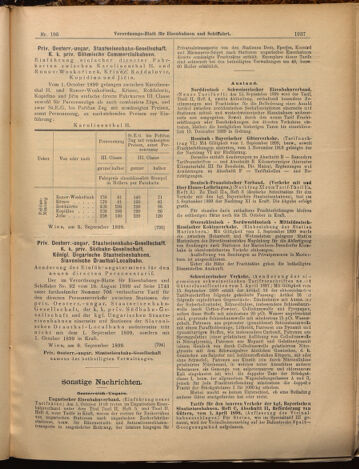 Verordnungs-Blatt für Eisenbahnen und Schiffahrt: Veröffentlichungen in Tarif- und Transport-Angelegenheiten 18990912 Seite: 13