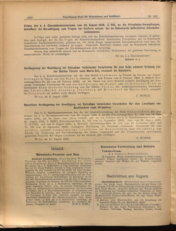 Verordnungs-Blatt für Eisenbahnen und Schiffahrt: Veröffentlichungen in Tarif- und Transport-Angelegenheiten 18990914 Seite: 12