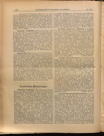 Verordnungs-Blatt für Eisenbahnen und Schiffahrt: Veröffentlichungen in Tarif- und Transport-Angelegenheiten 18990914 Seite: 14