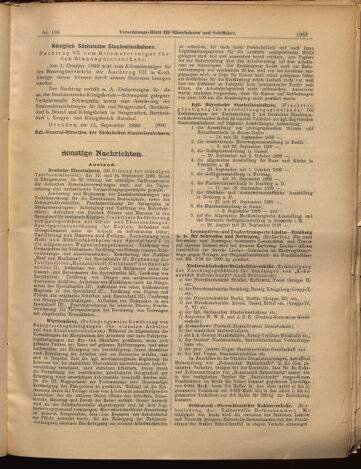 Verordnungs-Blatt für Eisenbahnen und Schiffahrt: Veröffentlichungen in Tarif- und Transport-Angelegenheiten 18990914 Seite: 19