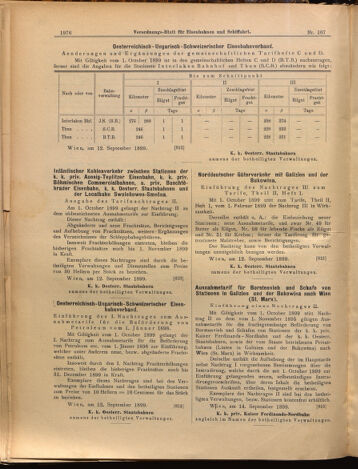 Verordnungs-Blatt für Eisenbahnen und Schiffahrt: Veröffentlichungen in Tarif- und Transport-Angelegenheiten 18990916 Seite: 8