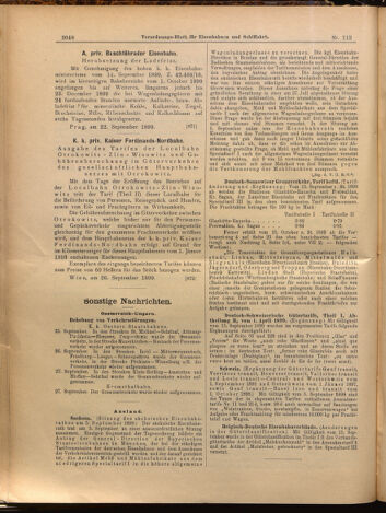 Verordnungs-Blatt für Eisenbahnen und Schiffahrt: Veröffentlichungen in Tarif- und Transport-Angelegenheiten 18990928 Seite: 12