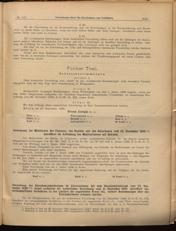 Verordnungs-Blatt für Eisenbahnen und Schiffahrt: Veröffentlichungen in Tarif- und Transport-Angelegenheiten 18990928 Seite: 7