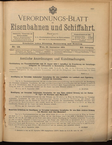 Verordnungs-Blatt für Eisenbahnen und Schiffahrt: Veröffentlichungen in Tarif- und Transport-Angelegenheiten