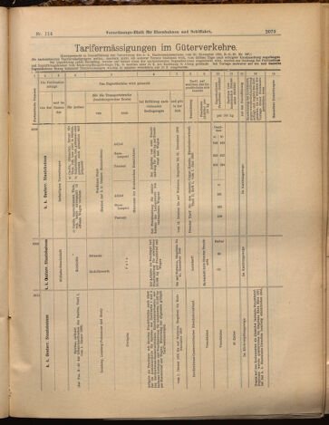 Verordnungs-Blatt für Eisenbahnen und Schiffahrt: Veröffentlichungen in Tarif- und Transport-Angelegenheiten 18991003 Seite: 11