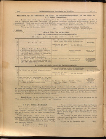 Verordnungs-Blatt für Eisenbahnen und Schiffahrt: Veröffentlichungen in Tarif- und Transport-Angelegenheiten 18991003 Seite: 8