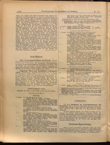 Verordnungs-Blatt für Eisenbahnen und Schiffahrt: Veröffentlichungen in Tarif- und Transport-Angelegenheiten 18991007 Seite: 12