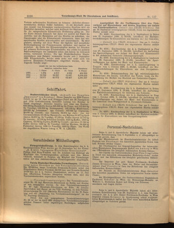 Verordnungs-Blatt für Eisenbahnen und Schiffahrt: Veröffentlichungen in Tarif- und Transport-Angelegenheiten 18991010 Seite: 12