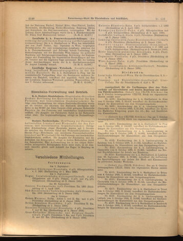 Verordnungs-Blatt für Eisenbahnen und Schiffahrt: Veröffentlichungen in Tarif- und Transport-Angelegenheiten 18991012 Seite: 4