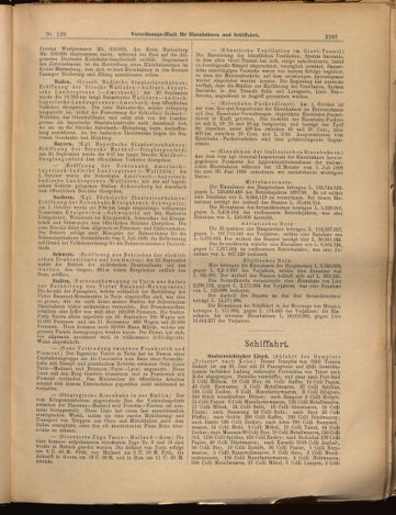 Verordnungs-Blatt für Eisenbahnen und Schiffahrt: Veröffentlichungen in Tarif- und Transport-Angelegenheiten 18991017 Seite: 3