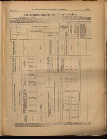 Verordnungs-Blatt für Eisenbahnen und Schiffahrt: Veröffentlichungen in Tarif- und Transport-Angelegenheiten 18991017 Seite: 9