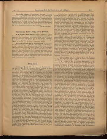 Verordnungs-Blatt für Eisenbahnen und Schiffahrt: Veröffentlichungen in Tarif- und Transport-Angelegenheiten 18991019 Seite: 3