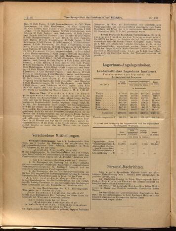 Verordnungs-Blatt für Eisenbahnen und Schiffahrt: Veröffentlichungen in Tarif- und Transport-Angelegenheiten 18991021 Seite: 4