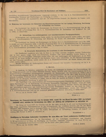 Verordnungs-Blatt für Eisenbahnen und Schiffahrt: Veröffentlichungen in Tarif- und Transport-Angelegenheiten 18991024 Seite: 5