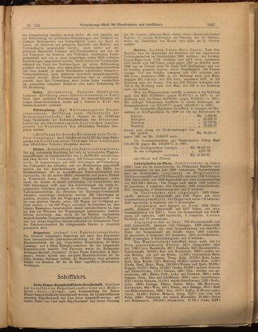 Verordnungs-Blatt für Eisenbahnen und Schiffahrt: Veröffentlichungen in Tarif- und Transport-Angelegenheiten 18991024 Seite: 7