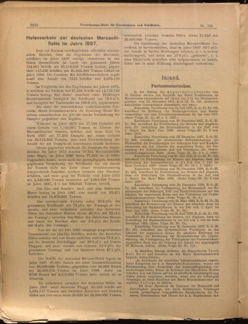 Verordnungs-Blatt für Eisenbahnen und Schiffahrt: Veröffentlichungen in Tarif- und Transport-Angelegenheiten 18991026 Seite: 2