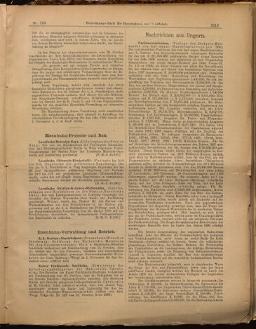 Verordnungs-Blatt für Eisenbahnen und Schiffahrt: Veröffentlichungen in Tarif- und Transport-Angelegenheiten 18991026 Seite: 3