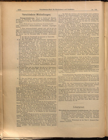 Verordnungs-Blatt für Eisenbahnen und Schiffahrt: Veröffentlichungen in Tarif- und Transport-Angelegenheiten 18991028 Seite: 6