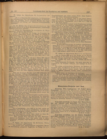 Verordnungs-Blatt für Eisenbahnen und Schiffahrt: Veröffentlichungen in Tarif- und Transport-Angelegenheiten 18991107 Seite: 7