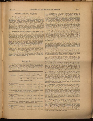 Verordnungs-Blatt für Eisenbahnen und Schiffahrt: Veröffentlichungen in Tarif- und Transport-Angelegenheiten 18991107 Seite: 9