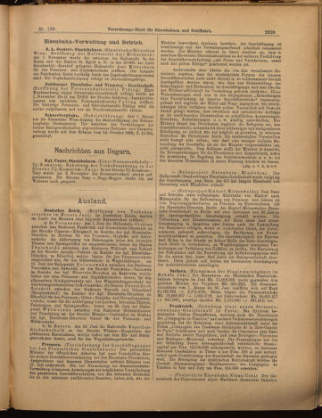 Verordnungs-Blatt für Eisenbahnen und Schiffahrt: Veröffentlichungen in Tarif- und Transport-Angelegenheiten 18991109 Seite: 5