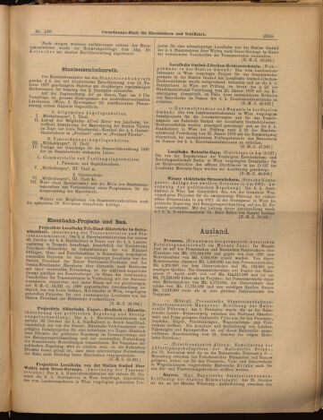 Verordnungs-Blatt für Eisenbahnen und Schiffahrt: Veröffentlichungen in Tarif- und Transport-Angelegenheiten 18991111 Seite: 15