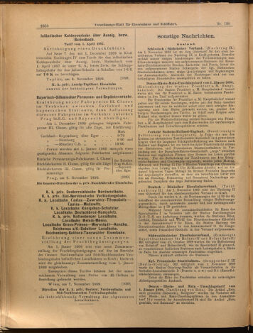 Verordnungs-Blatt für Eisenbahnen und Schiffahrt: Veröffentlichungen in Tarif- und Transport-Angelegenheiten 18991111 Seite: 18