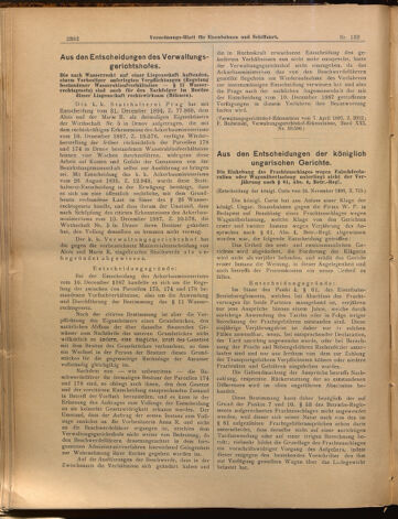 Verordnungs-Blatt für Eisenbahnen und Schiffahrt: Veröffentlichungen in Tarif- und Transport-Angelegenheiten 18991118 Seite: 2