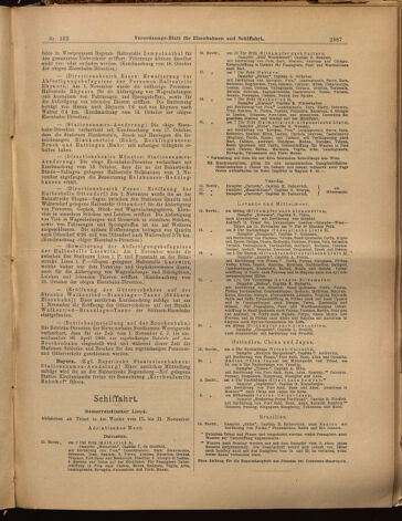 Verordnungs-Blatt für Eisenbahnen und Schiffahrt: Veröffentlichungen in Tarif- und Transport-Angelegenheiten 18991118 Seite: 7