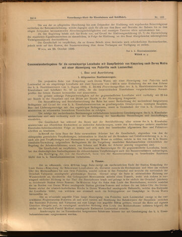 Verordnungs-Blatt für Eisenbahnen und Schiffahrt: Veröffentlichungen in Tarif- und Transport-Angelegenheiten 18991121 Seite: 4