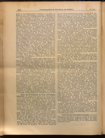 Verordnungs-Blatt für Eisenbahnen und Schiffahrt: Veröffentlichungen in Tarif- und Transport-Angelegenheiten 18991123 Seite: 8