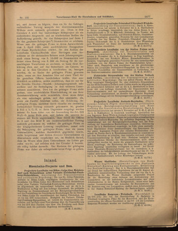 Verordnungs-Blatt für Eisenbahnen und Schiffahrt: Veröffentlichungen in Tarif- und Transport-Angelegenheiten 18991125 Seite: 5