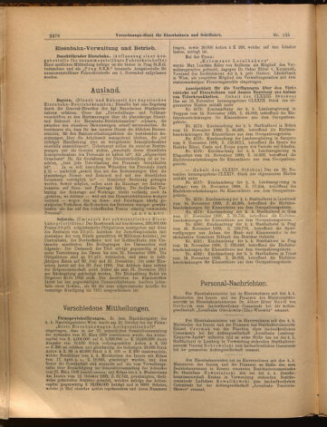 Verordnungs-Blatt für Eisenbahnen und Schiffahrt: Veröffentlichungen in Tarif- und Transport-Angelegenheiten 18991125 Seite: 6