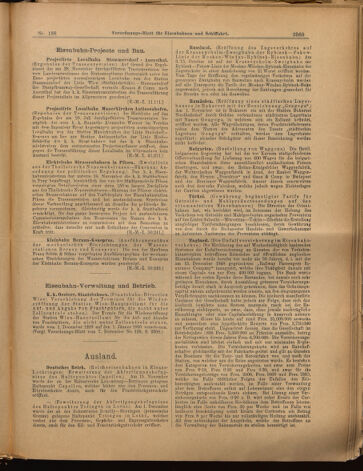 Verordnungs-Blatt für Eisenbahnen und Schiffahrt: Veröffentlichungen in Tarif- und Transport-Angelegenheiten 18991202 Seite: 5