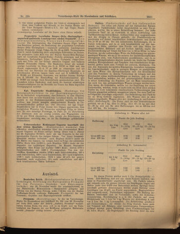 Verordnungs-Blatt für Eisenbahnen und Schiffahrt: Veröffentlichungen in Tarif- und Transport-Angelegenheiten 18991205 Seite: 5