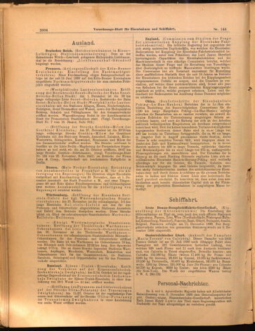 Verordnungs-Blatt für Eisenbahnen und Schiffahrt: Veröffentlichungen in Tarif- und Transport-Angelegenheiten 18991219 Seite: 8